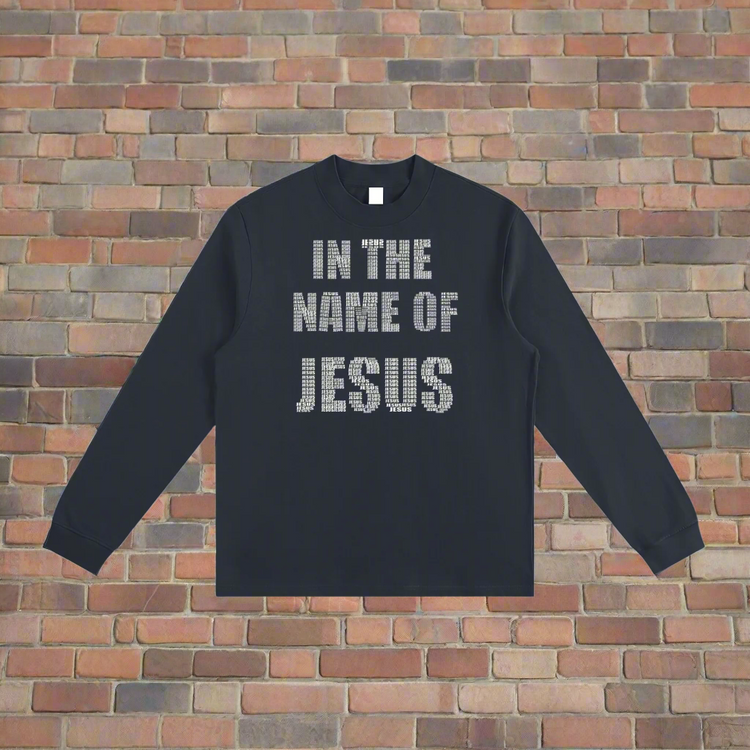 in the name of JESUS,christain wear,JESUS,custom chirstian wear