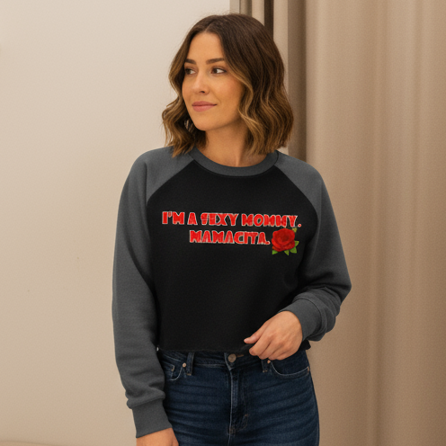 Sexy Mamma mammacita,women wear,hoodie crop top