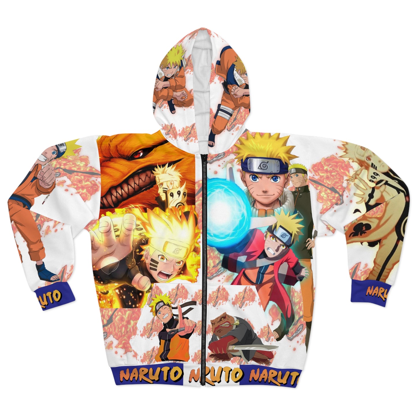 Naru Unisex Zip Hoodie (AOP)