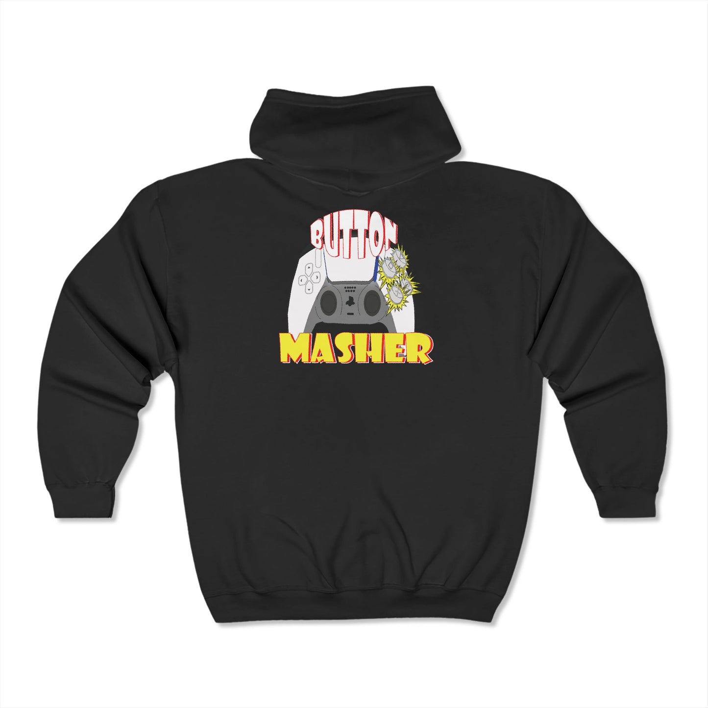 Button Masher Unisex Heavy Blend™ Full Zip Hooded Sweatshirt