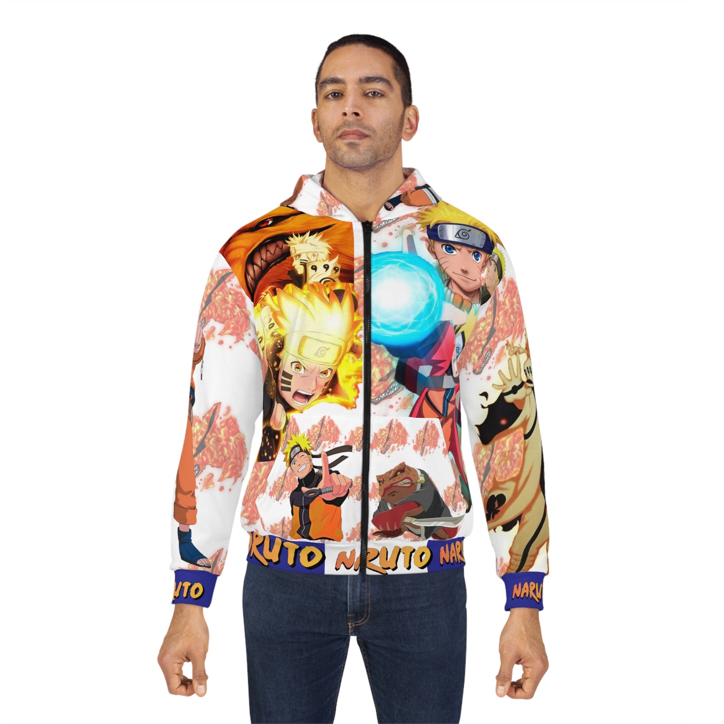Naru Unisex Zip Hoodie (AOP)