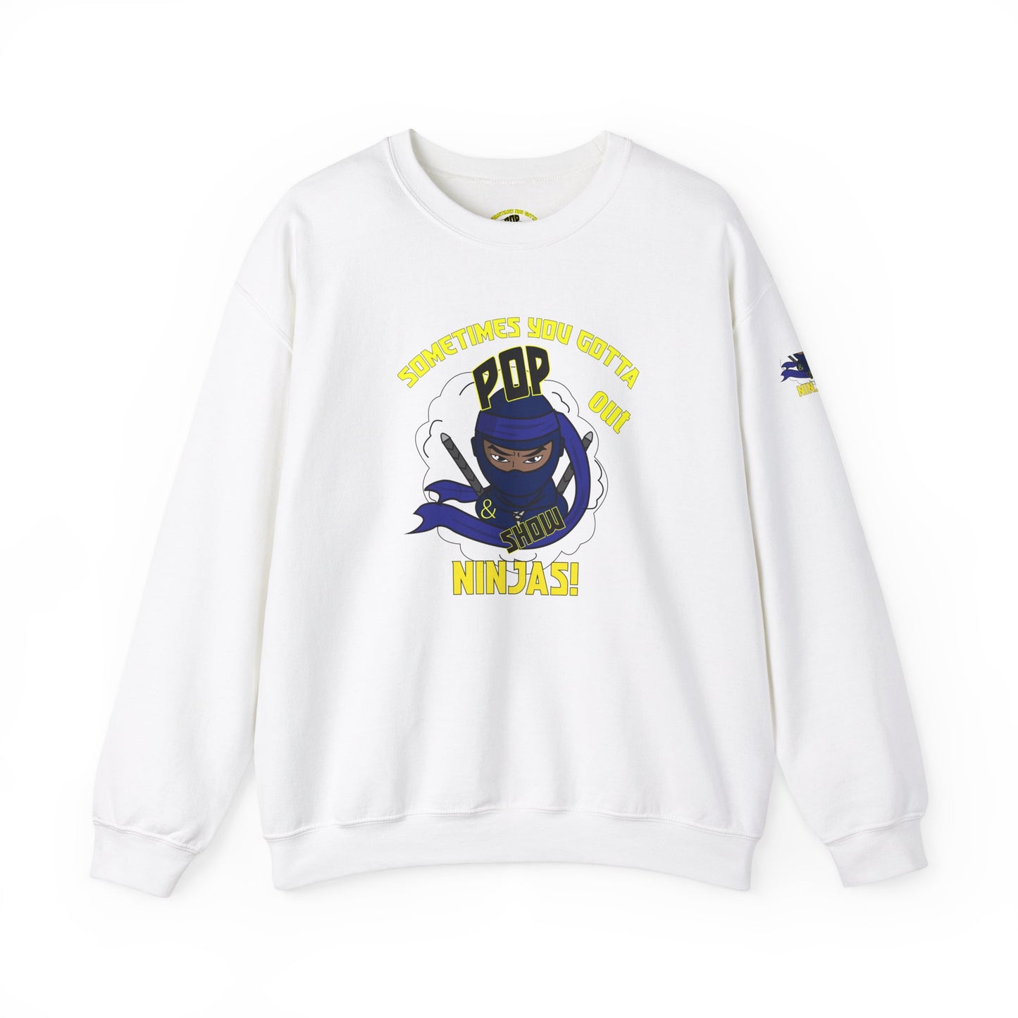 Pop out & showUnisex Heavy Blend™ Crewneck Sweatshirt