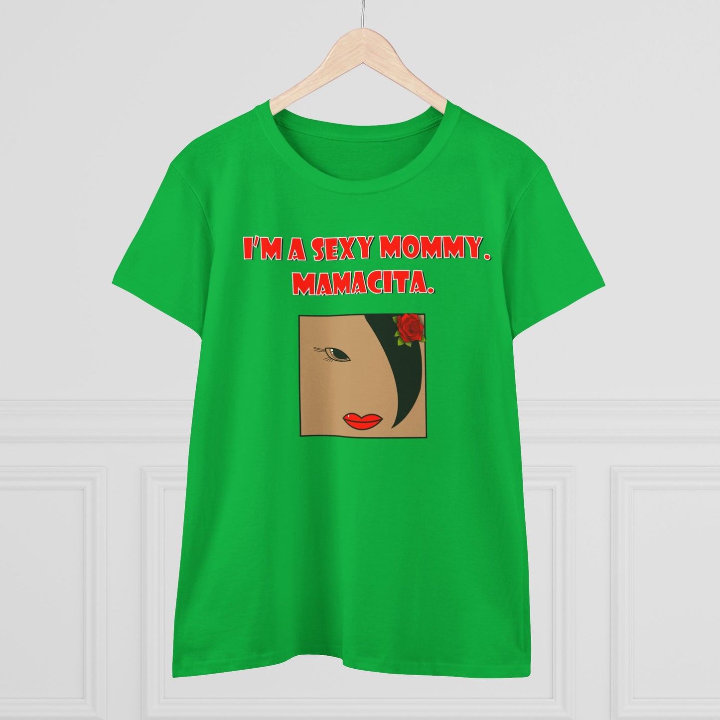 Sexy Mommy Mamacita Graphic T-Shirt, Fun Women's Tee, Casual Everyday Wear, Unique Gift for Moms, Stylish Summer Apparel, Playful Quote Shirt