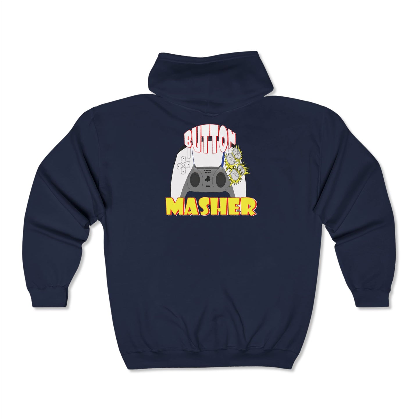 Button Masher Unisex Heavy Blend™ Full Zip Hooded Sweatshirt