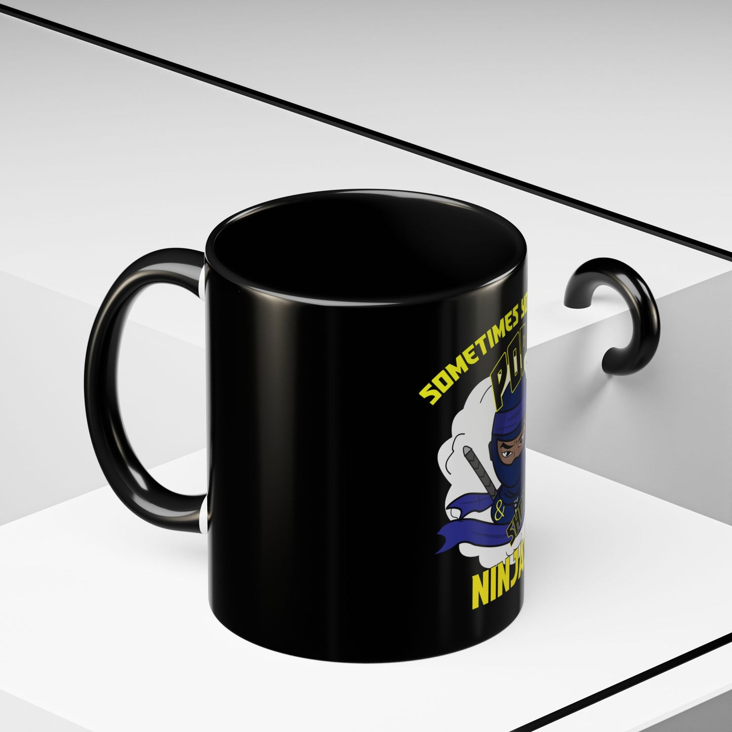Coffee Mug - Accent Coffee Mug (11, 15oz) - Pop Out and Show Off Your Accent