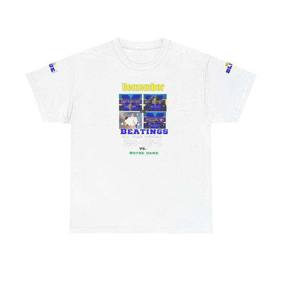 College Football Tee - Michigan vs Notre Dame Rivalry