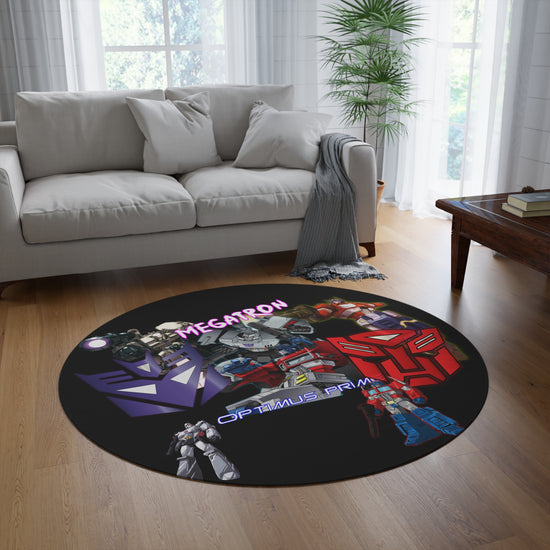Prime v. Megs Round Rug