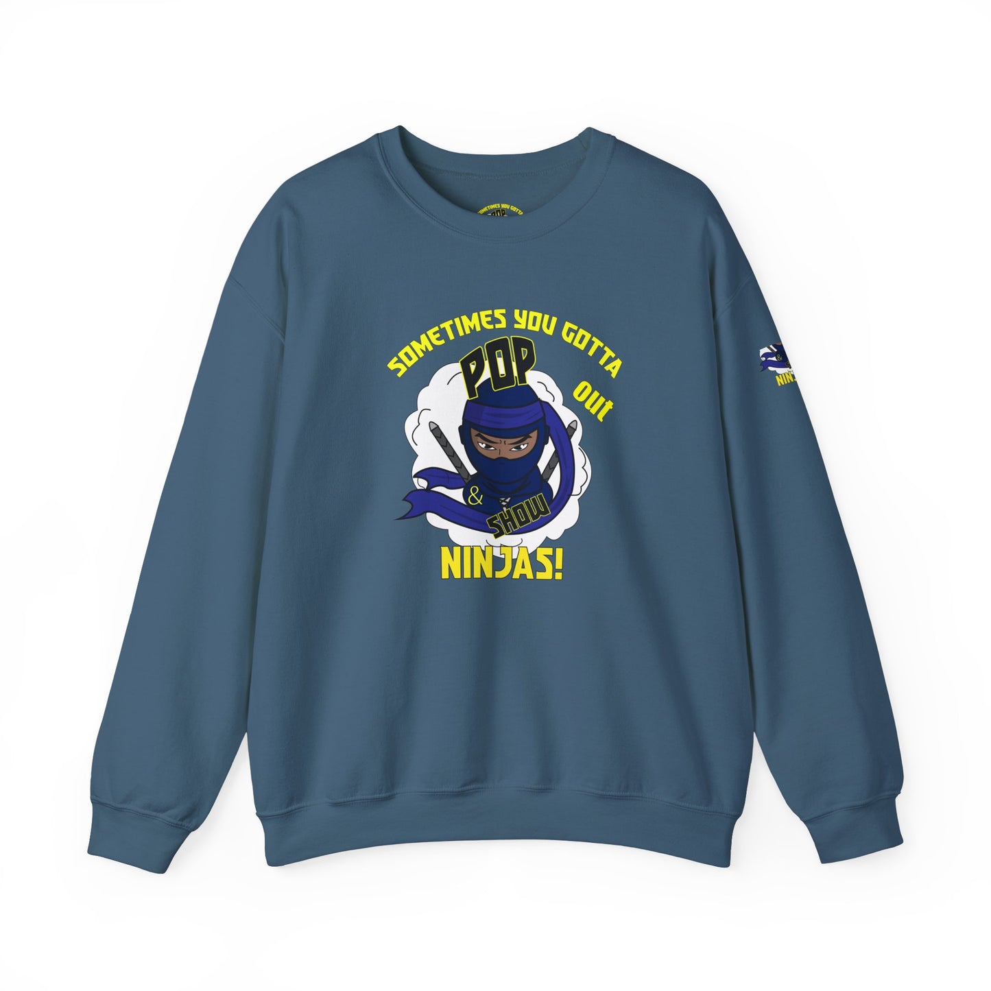 Pop out & showUnisex Heavy Blend™ Crewneck Sweatshirt