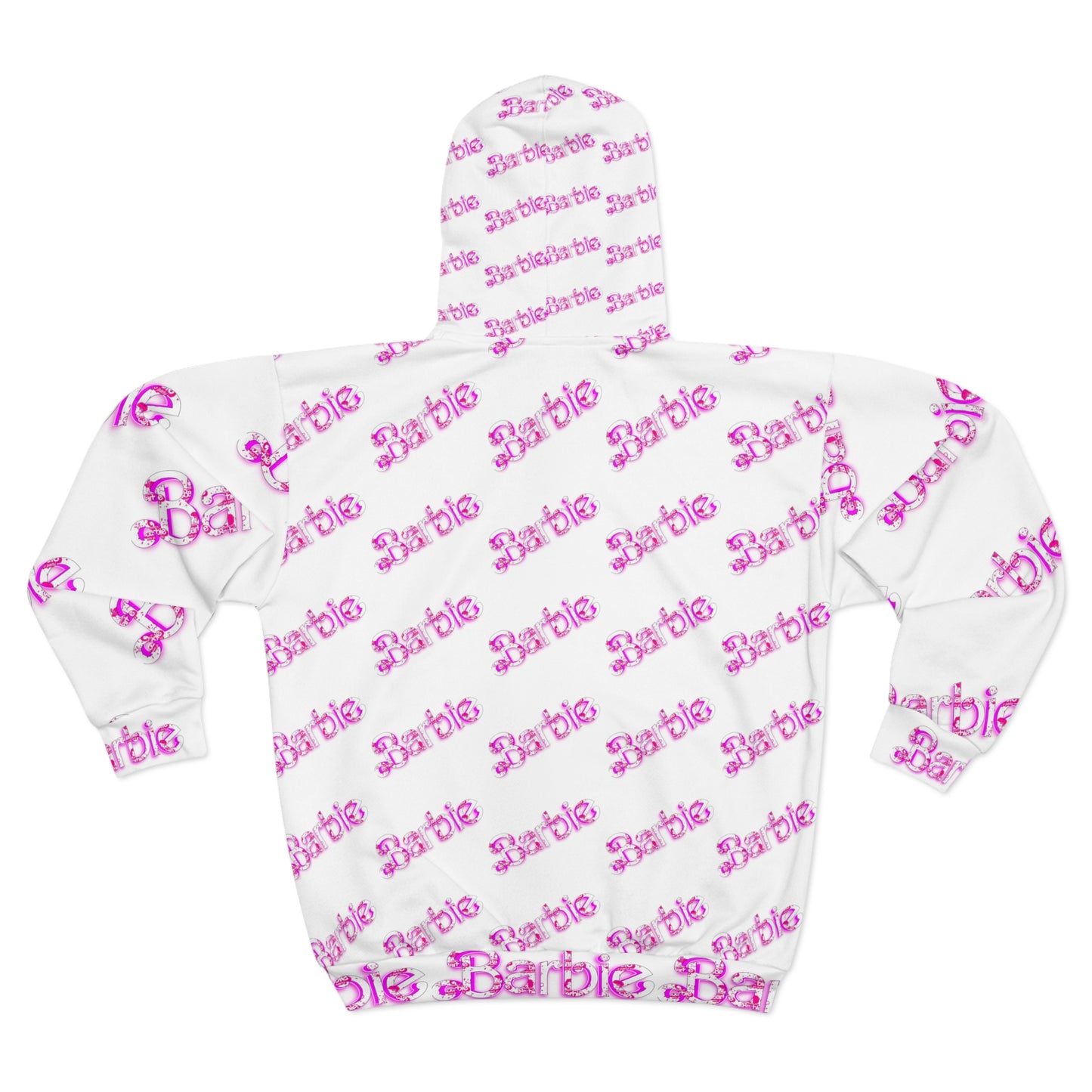 Barbie Unisex Zip Hoodie (AOP)