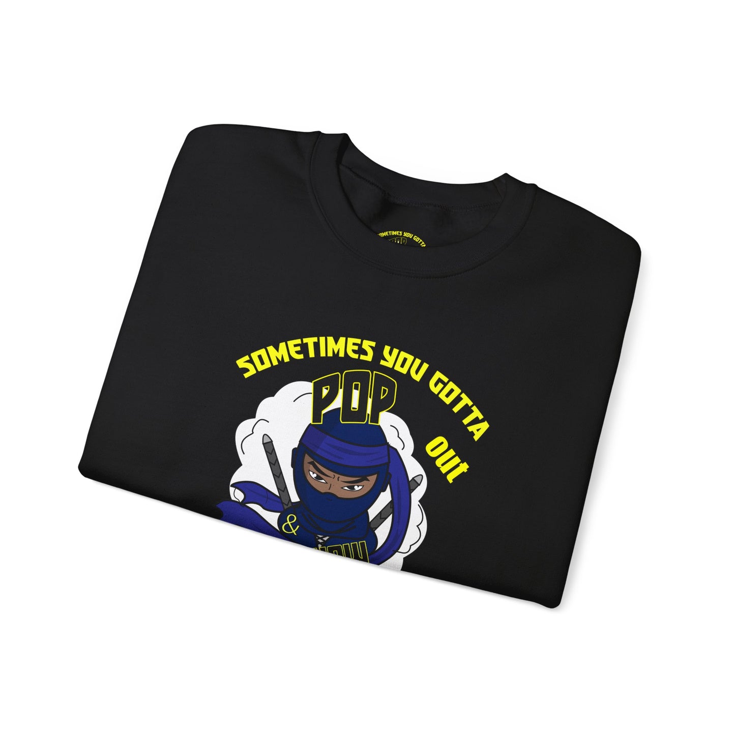 Pop out & showUnisex Heavy Blend™ Crewneck Sweatshirt