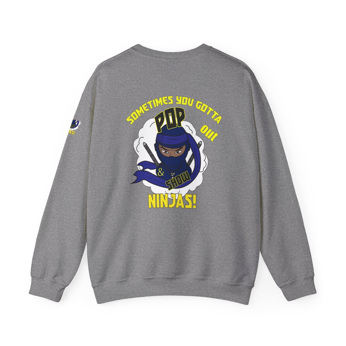 Pop out & showUnisex Heavy Blend™ Crewneck Sweatshirt