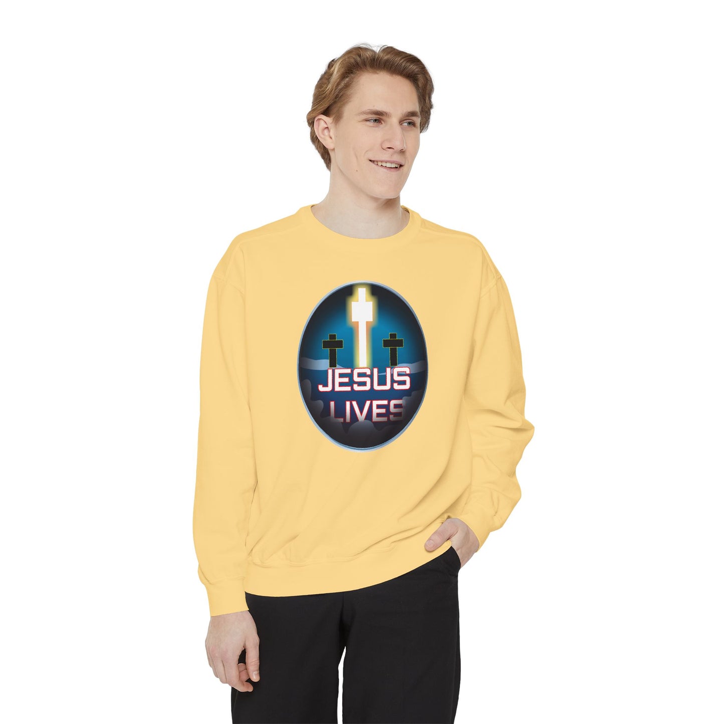 Religious Sweatshirt - JESUS Lives Design