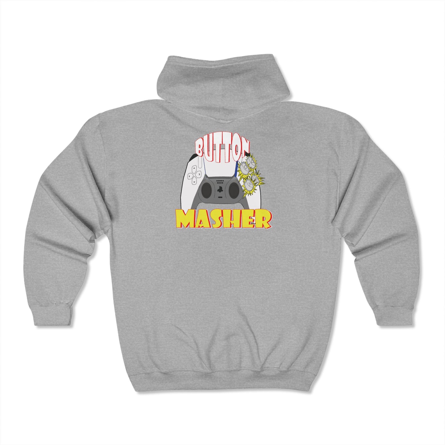 Button Masher Unisex Heavy Blend™ Full Zip Hooded Sweatshirt