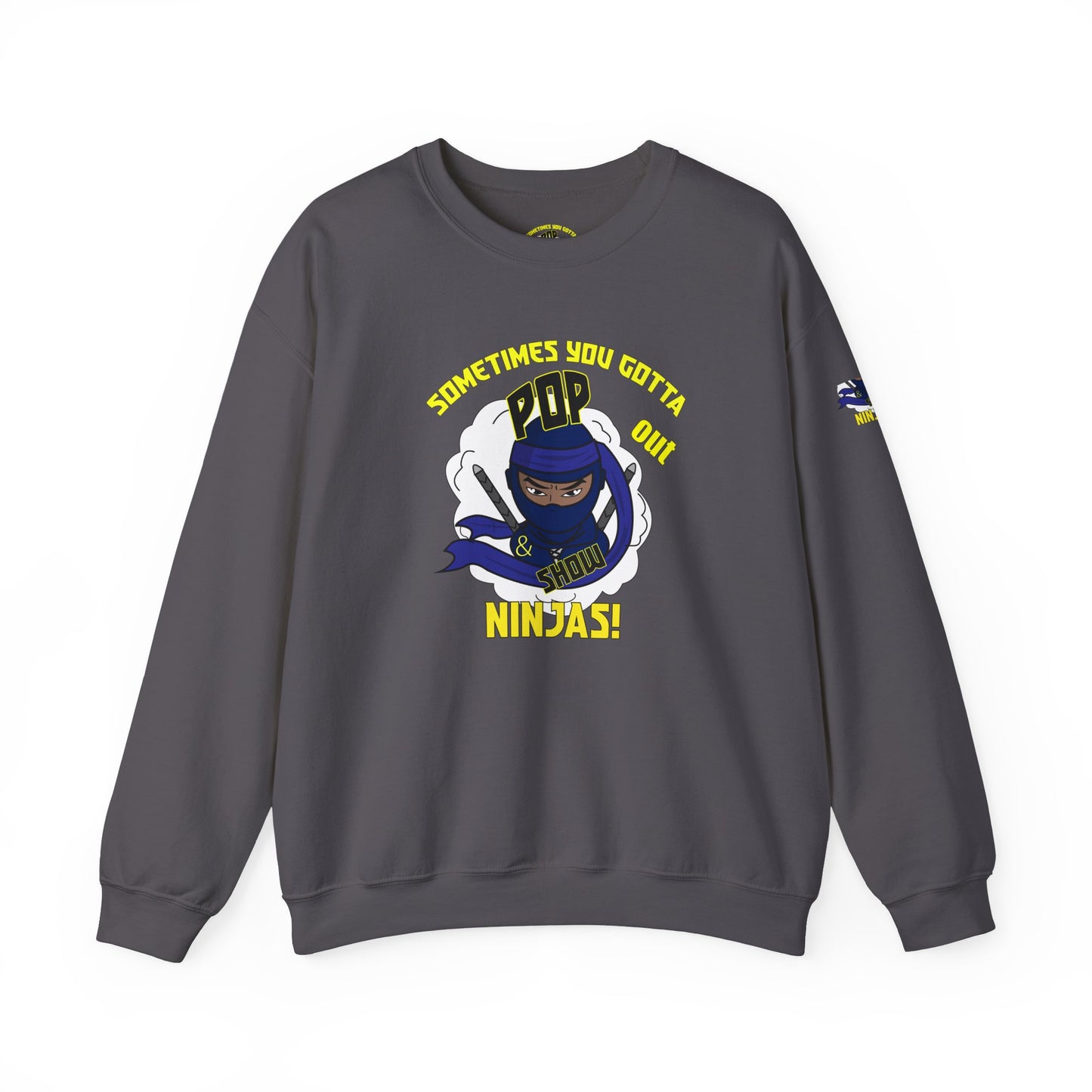 Pop out & showUnisex Heavy Blend™ Crewneck Sweatshirt