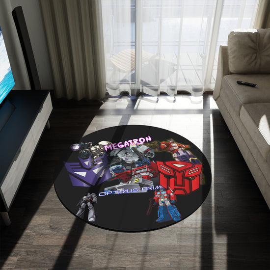 Prime v. Megs Round Rug