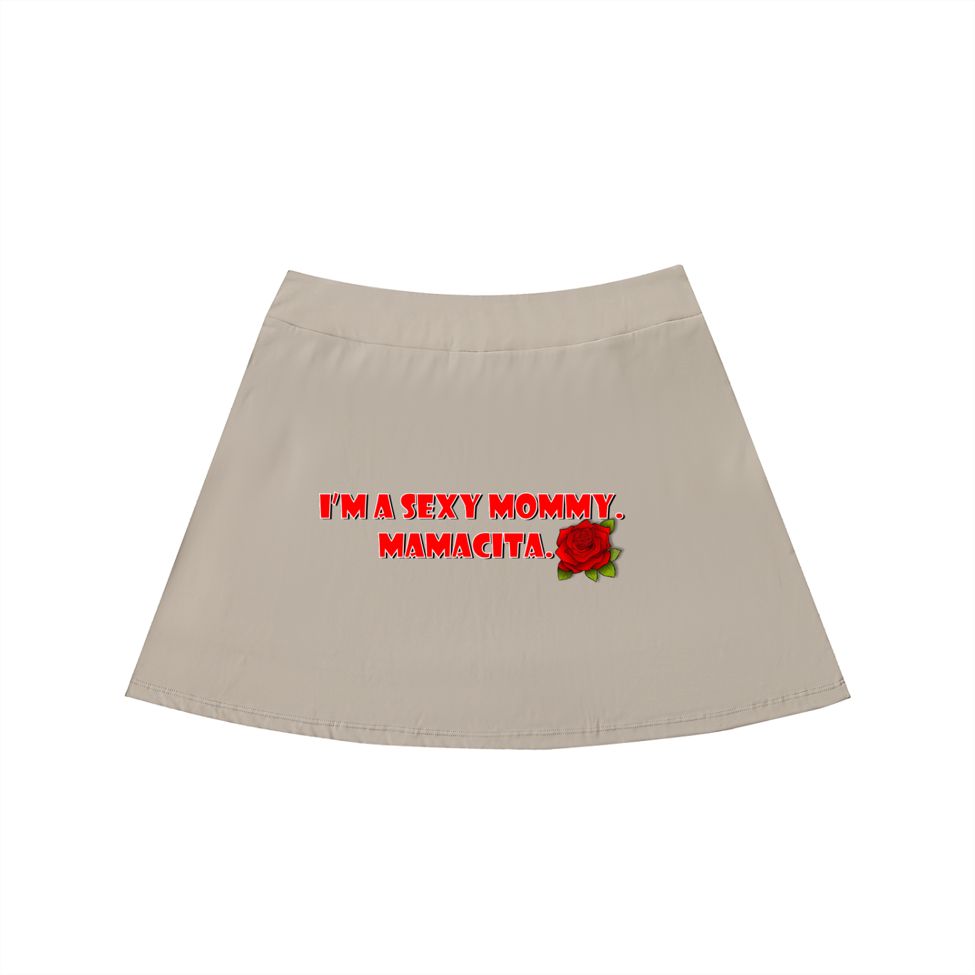 sexy Mamma Mamacita High-Waist Pocketed A-Line Skirt