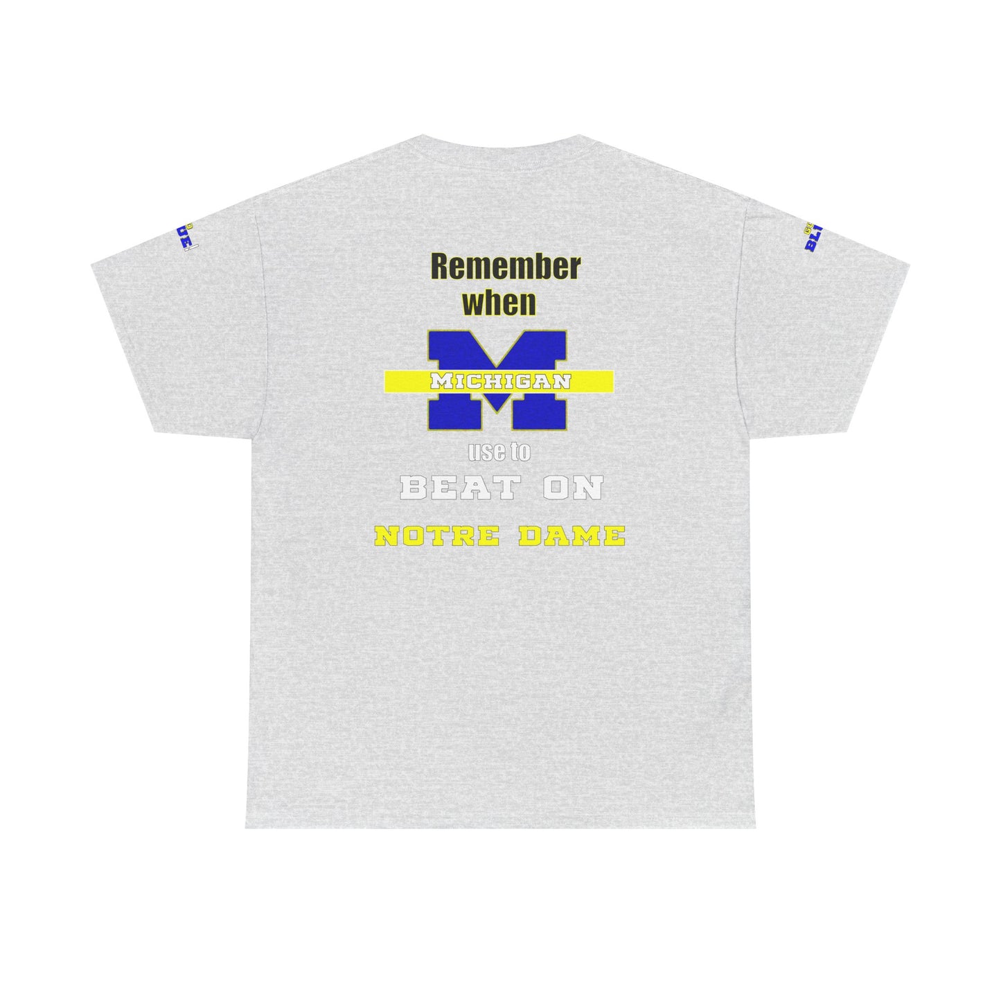 Michigan vs Norte Dame Unisex Tee - Football Rivalry Design