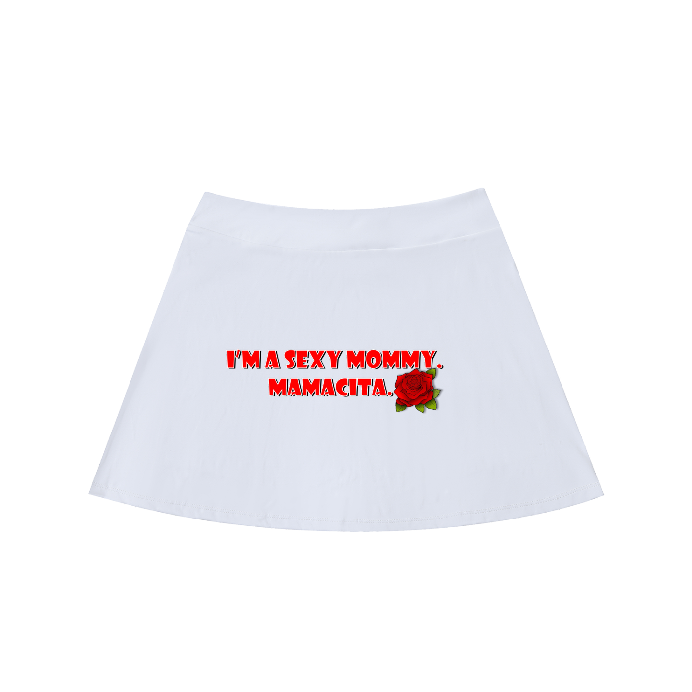 sexy Mamma Mamacita High-Waist Pocketed A-Line Skirt