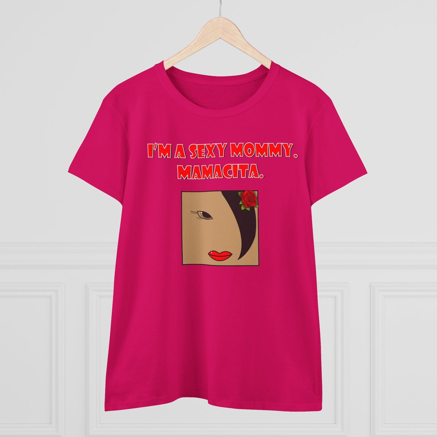 Sexy Mommy Mamacita Graphic T-Shirt, Fun Women's Tee, Casual Everyday Wear, Unique Gift for Moms, Stylish Summer Apparel, Playful Quote Shirt