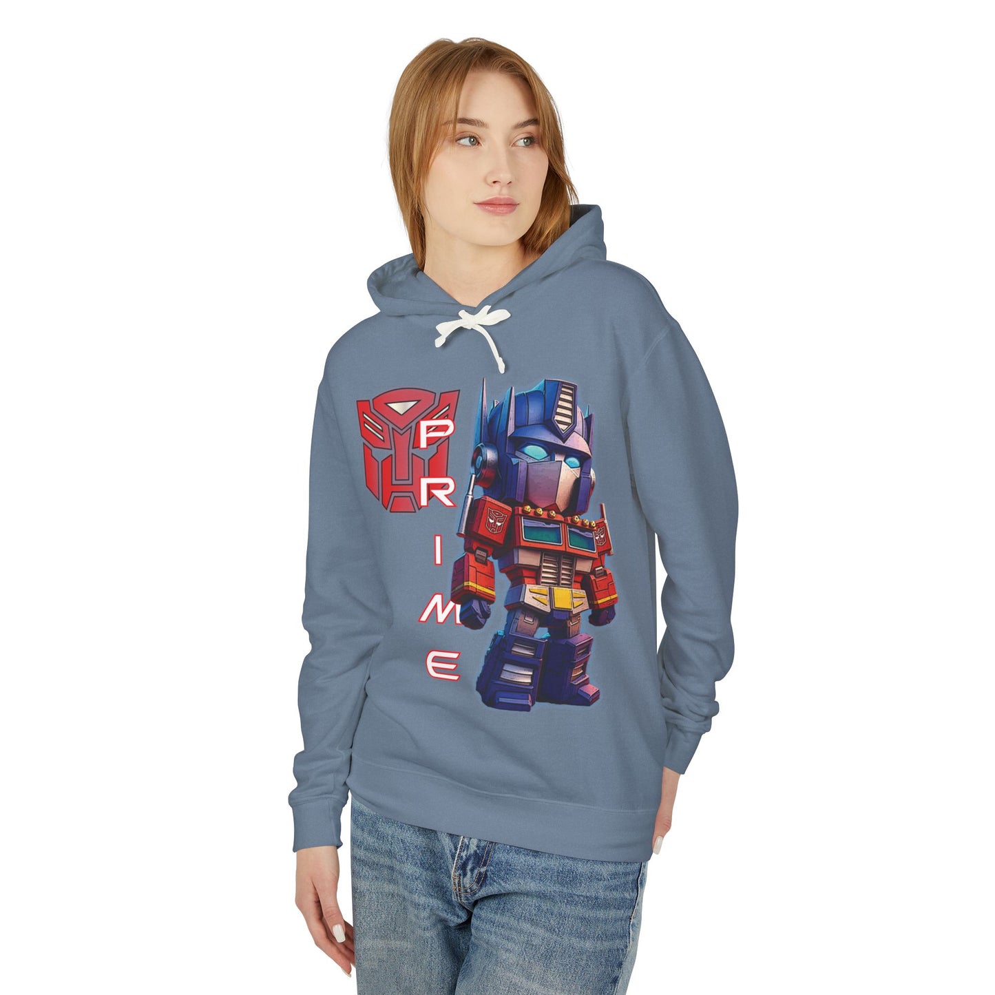 Big Head Prime Unisex Lightweight Hooded Sweatshirt