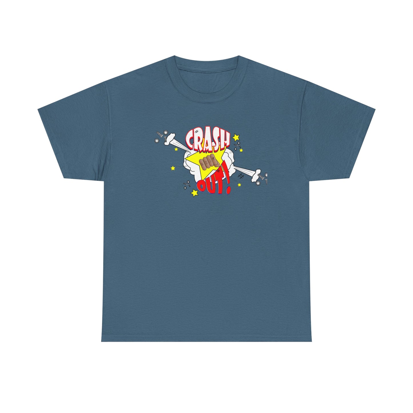 Crash Out Unisex Heavy Cotton Tee