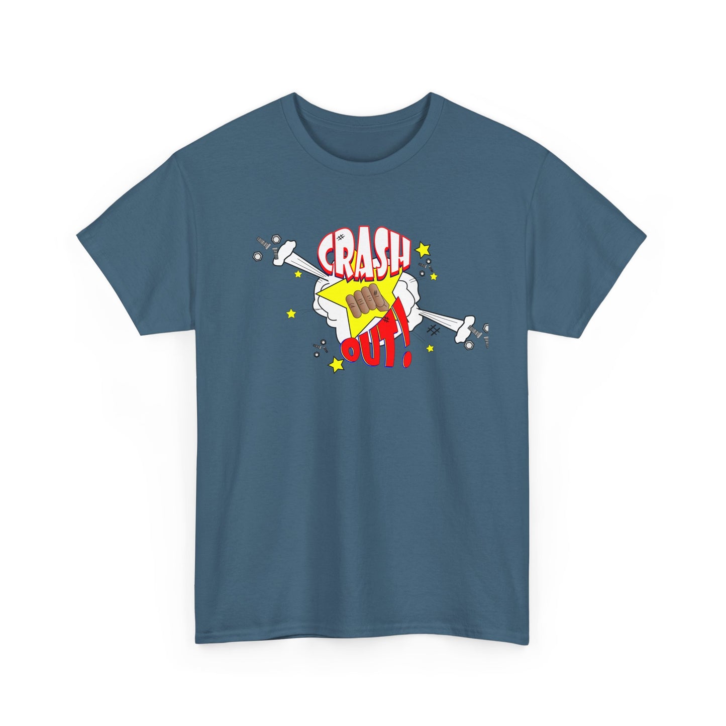 Crash Out Unisex Heavy Cotton Tee