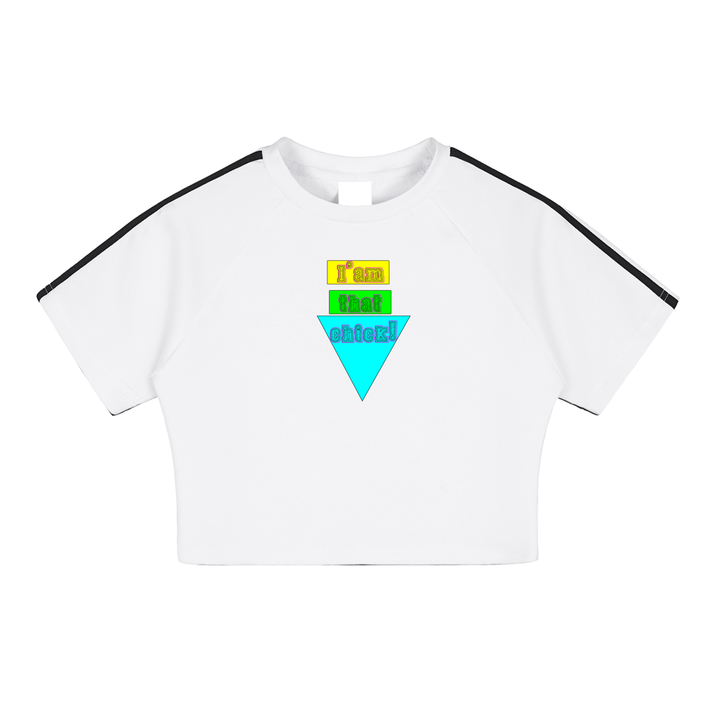 I'm that chick,women wear,crop top,custom womens wear