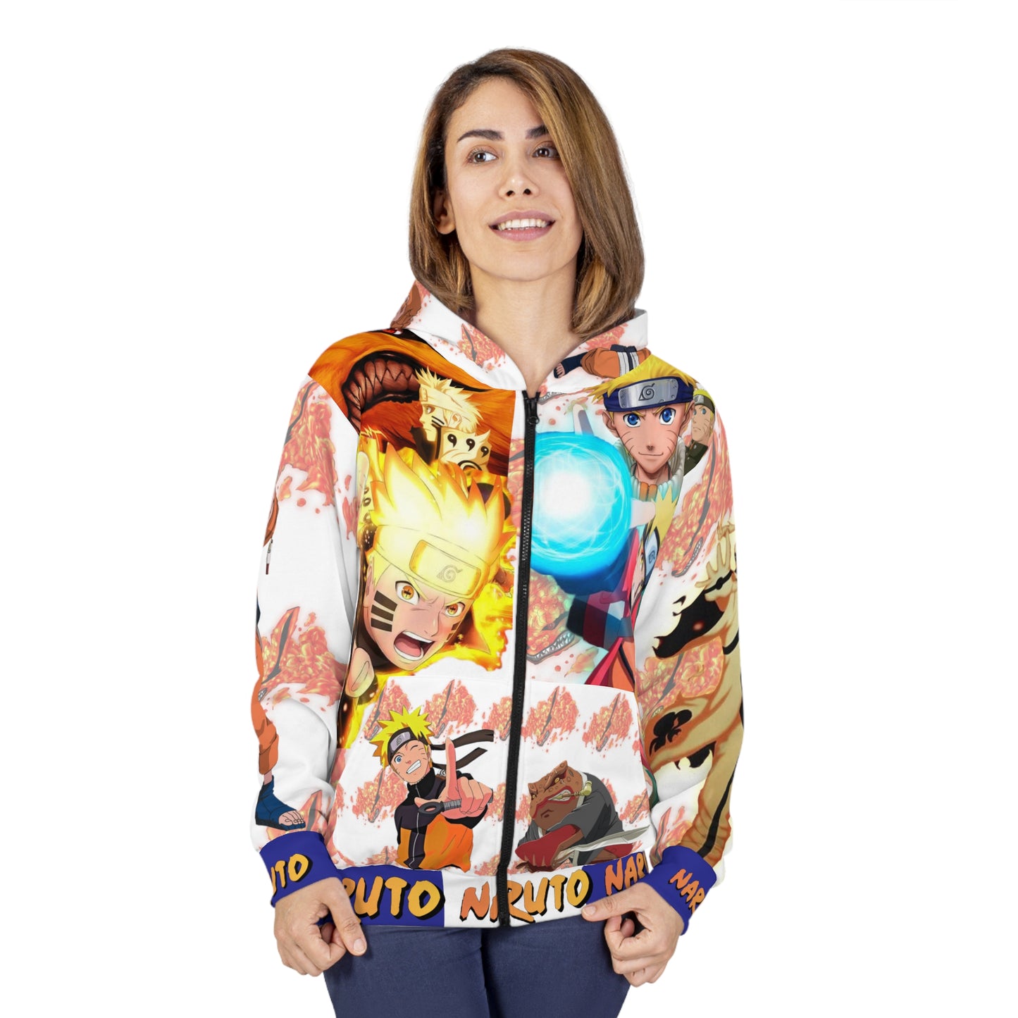 Naru Unisex Zip Hoodie (AOP)