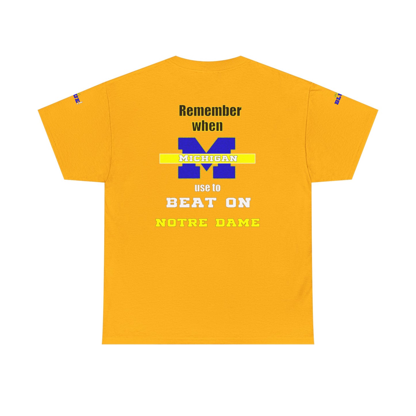 Michigan vs Norte Dame Unisex Tee - Football Rivalry Design