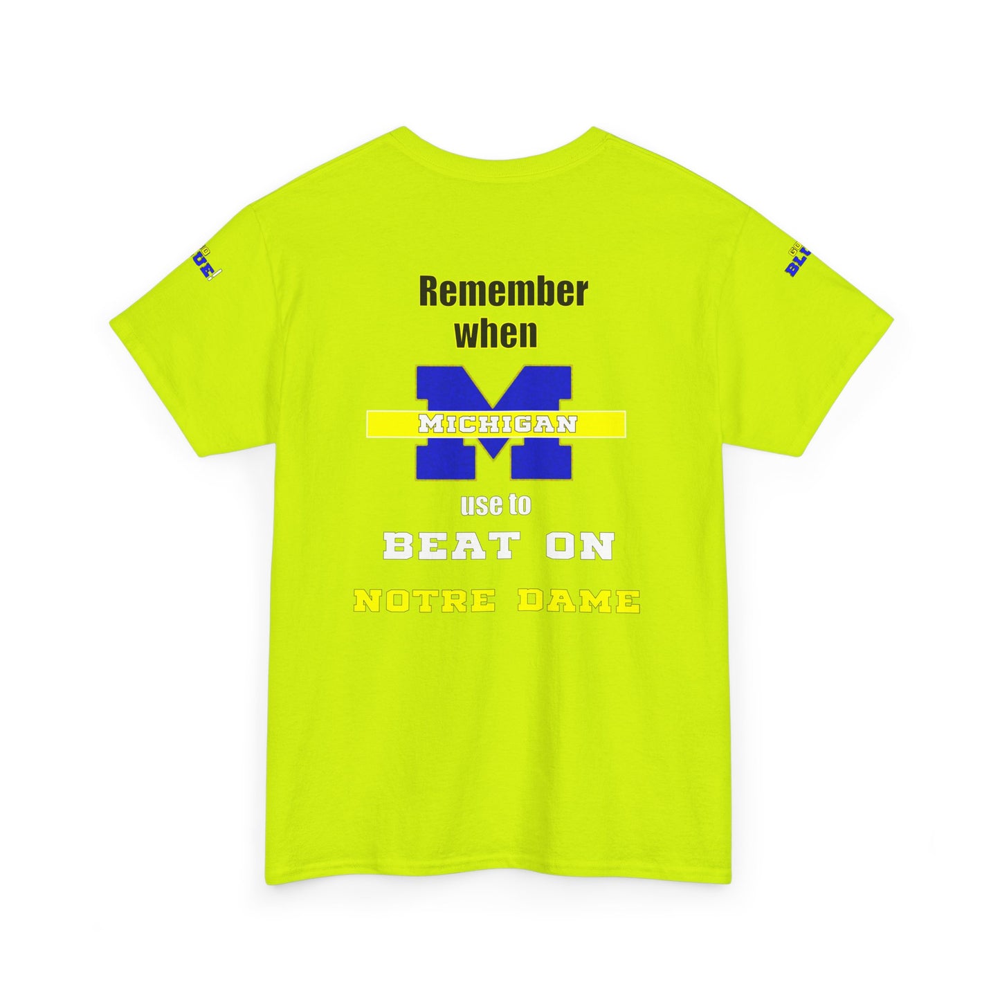 Michigan vs Norte Dame Unisex Tee - Football Rivalry Design