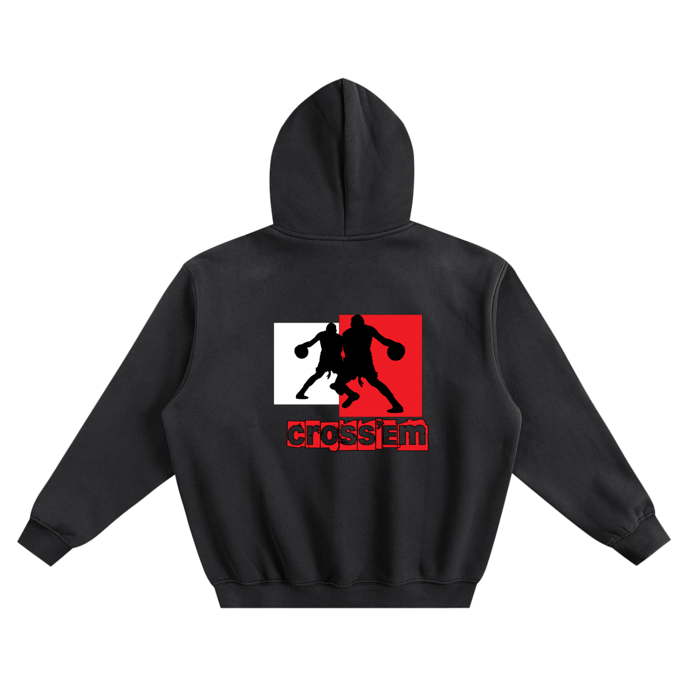 Cross'em Fleeced Boxy Hoodie