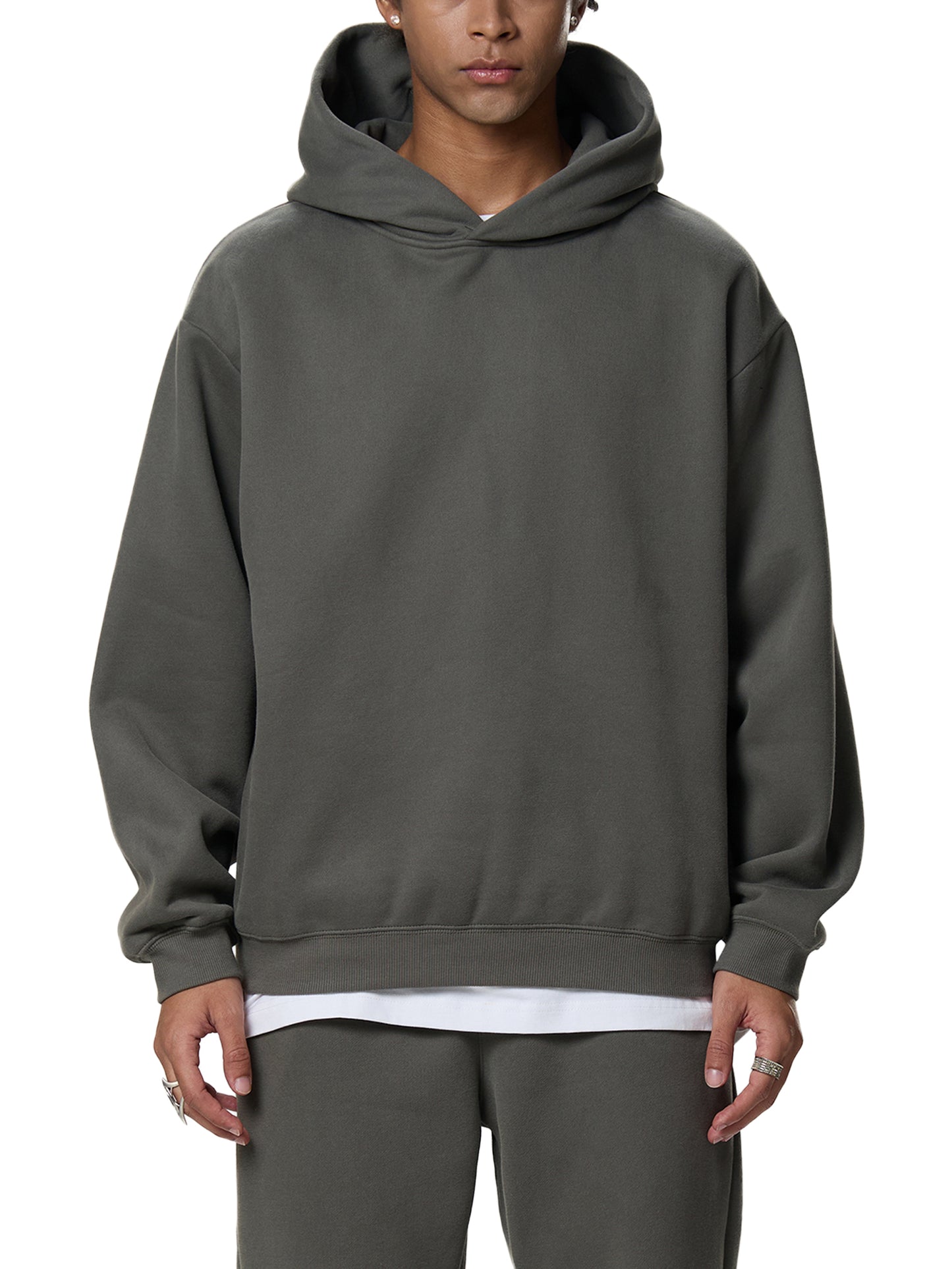 Cross'em Fleeced Boxy Hoodie