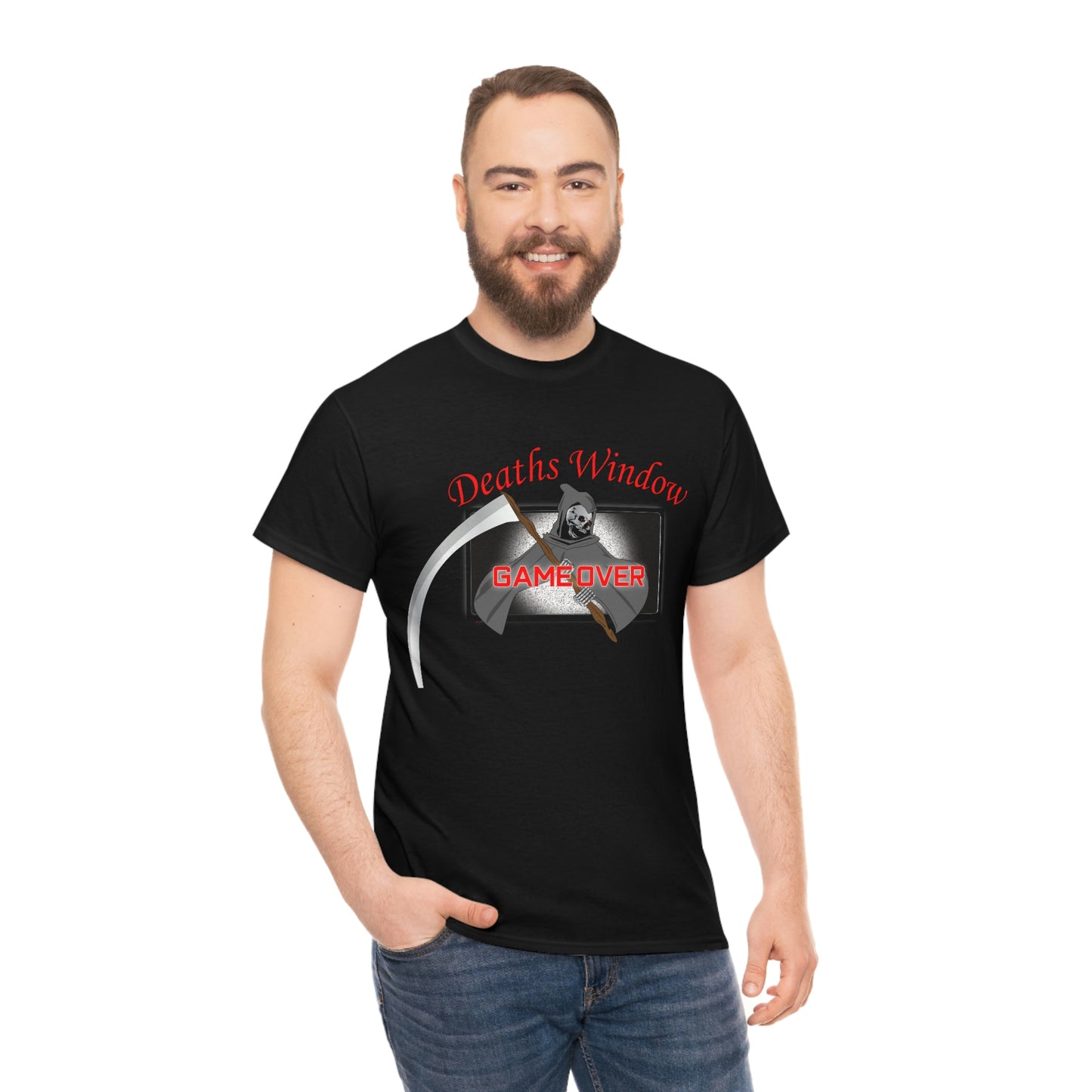 Deaths Window Unisex Heavy Cotton Tee