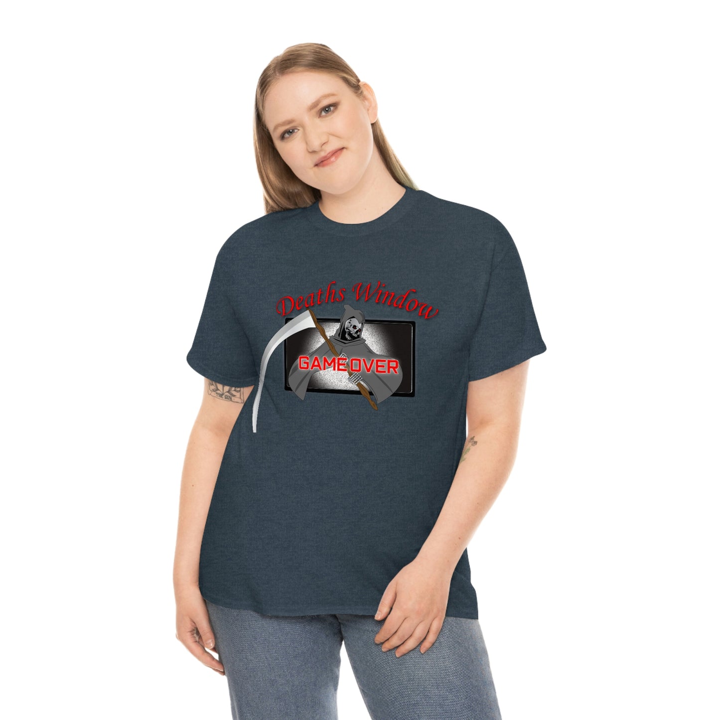 Deaths Window Unisex Heavy Cotton Tee