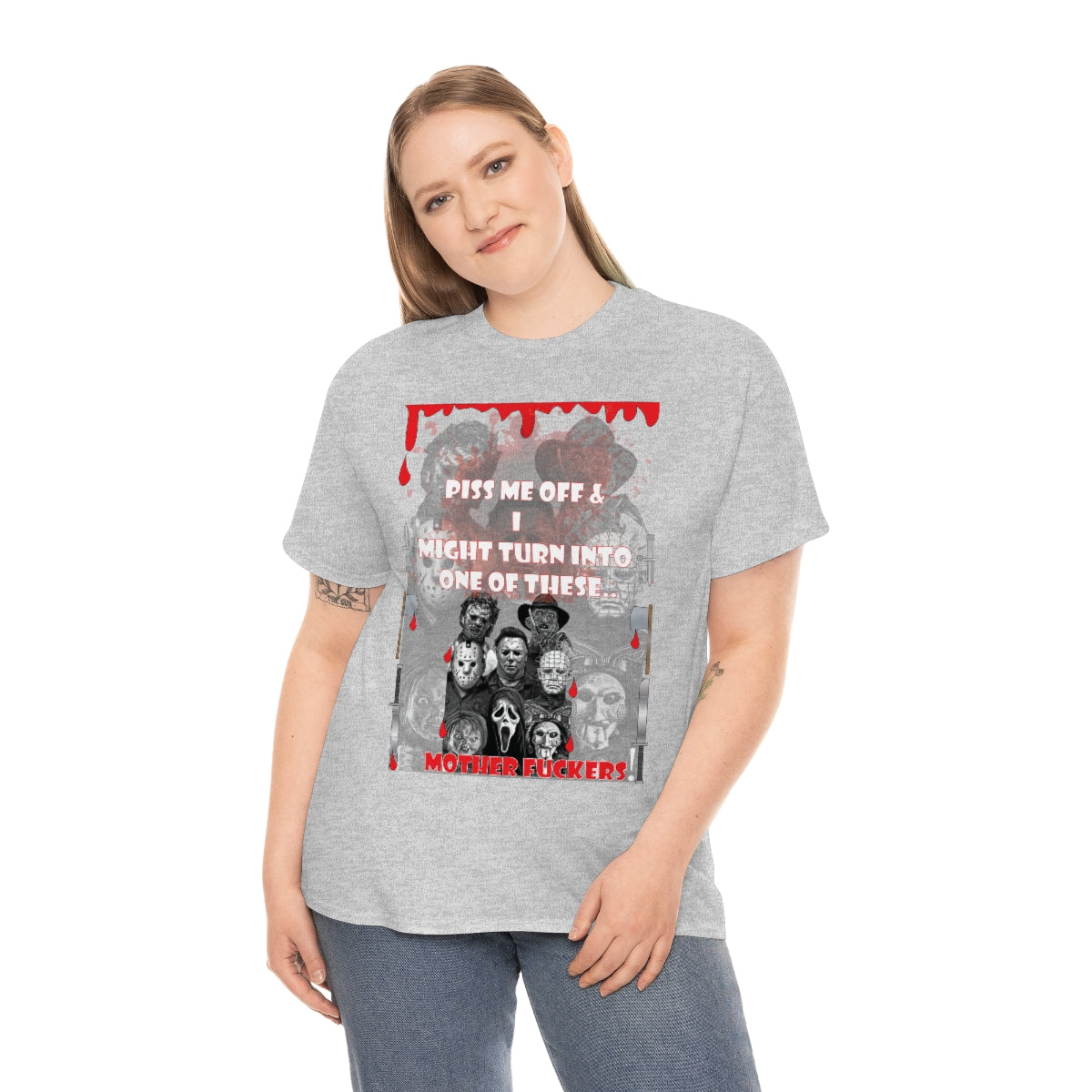 Horror hall of fame Unisex Heavy Cotton Tee