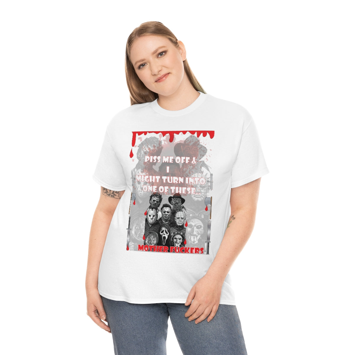 Horror hall of fame Unisex Heavy Cotton Tee