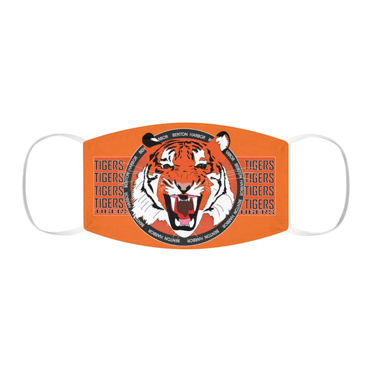 Benton Harbor Tigers[tigers] Snug-Fit Polyester Face Mask