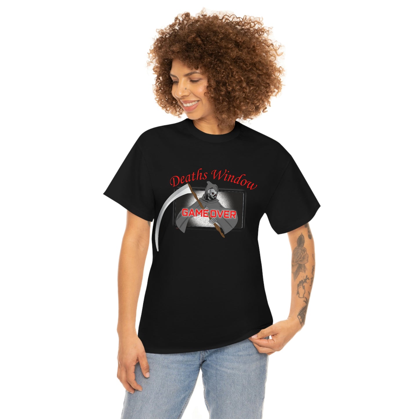 Deaths Window Unisex Heavy Cotton Tee