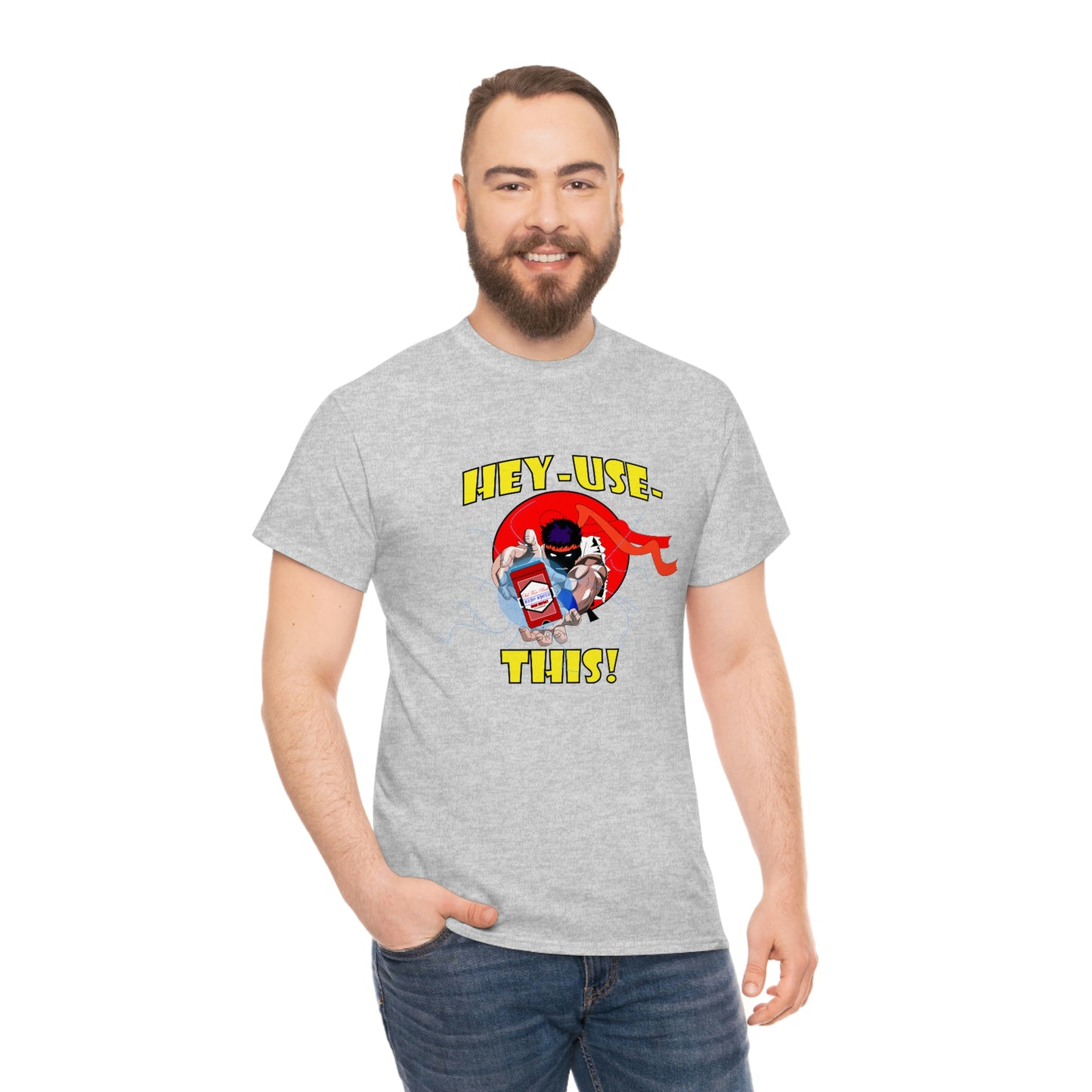 Hey-use-it Unisex Heavy Cotton Tee