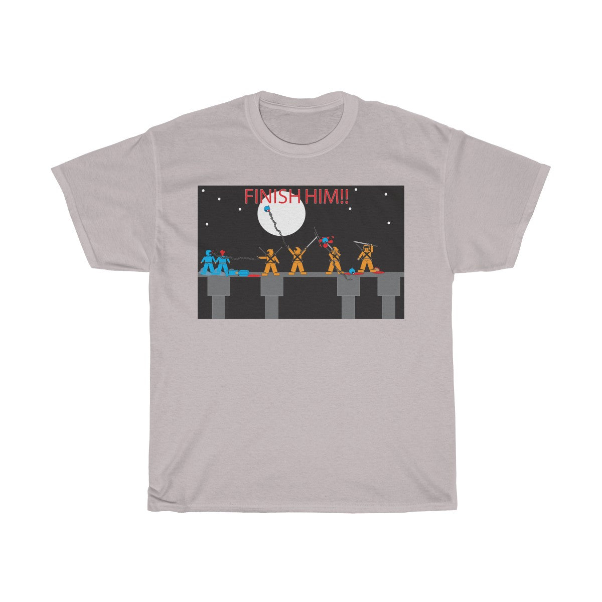 Finish Him! Unisex Heavy Cotton Tee