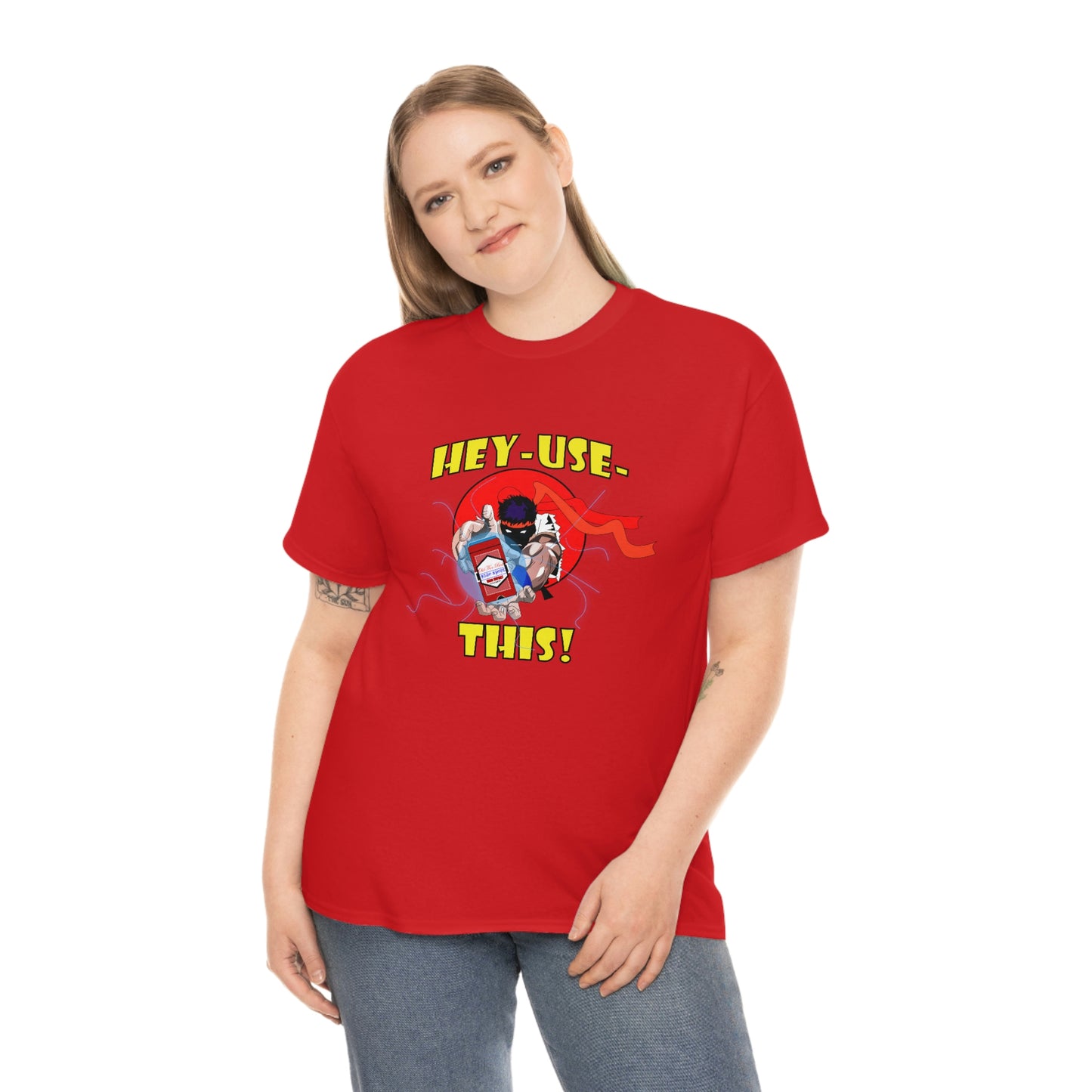 Hey-use-it Unisex Heavy Cotton Tee