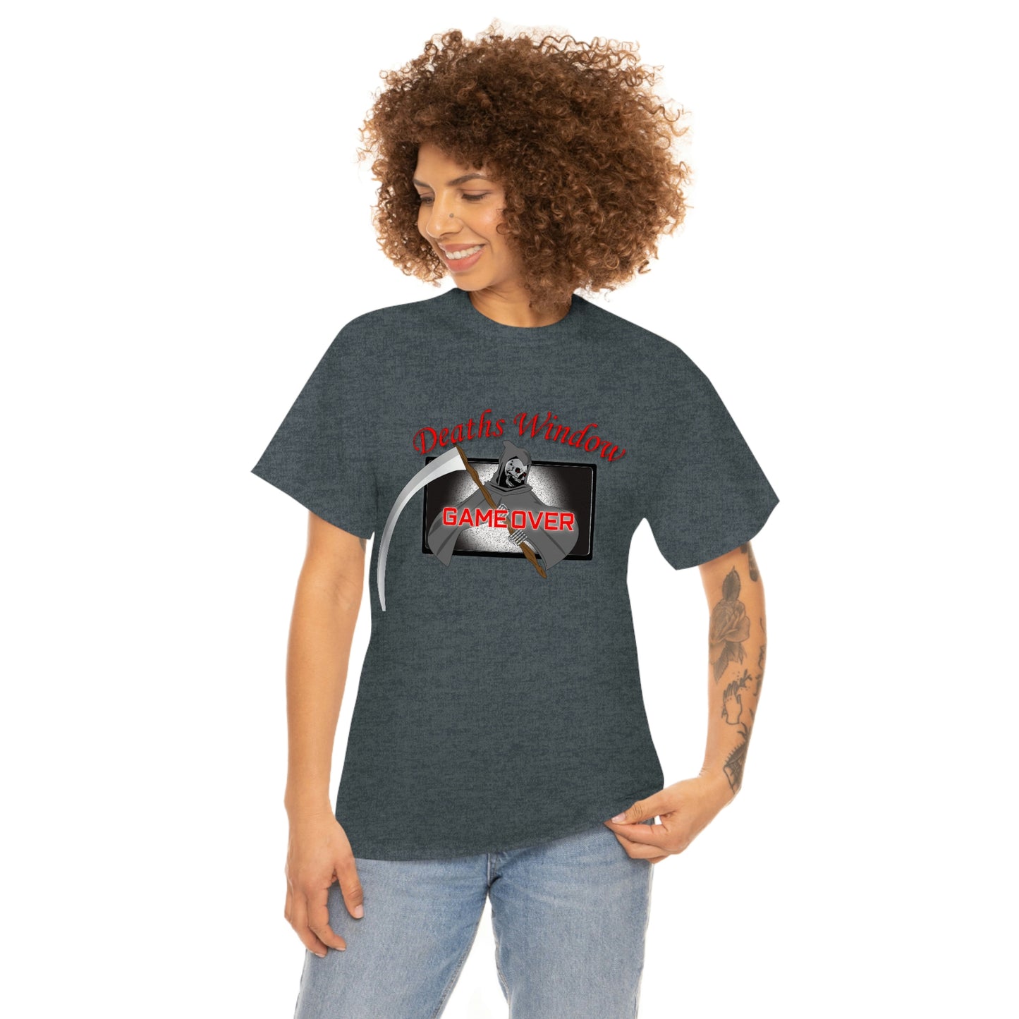 Deaths Window Unisex Heavy Cotton Tee