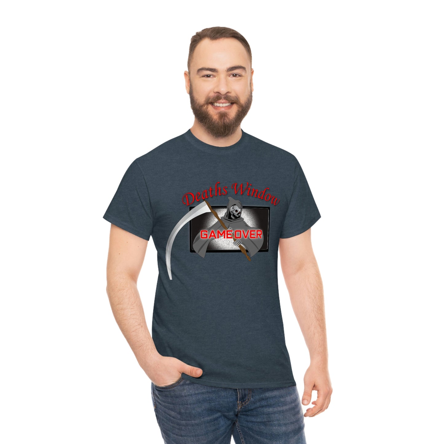 Deaths Window Unisex Heavy Cotton Tee