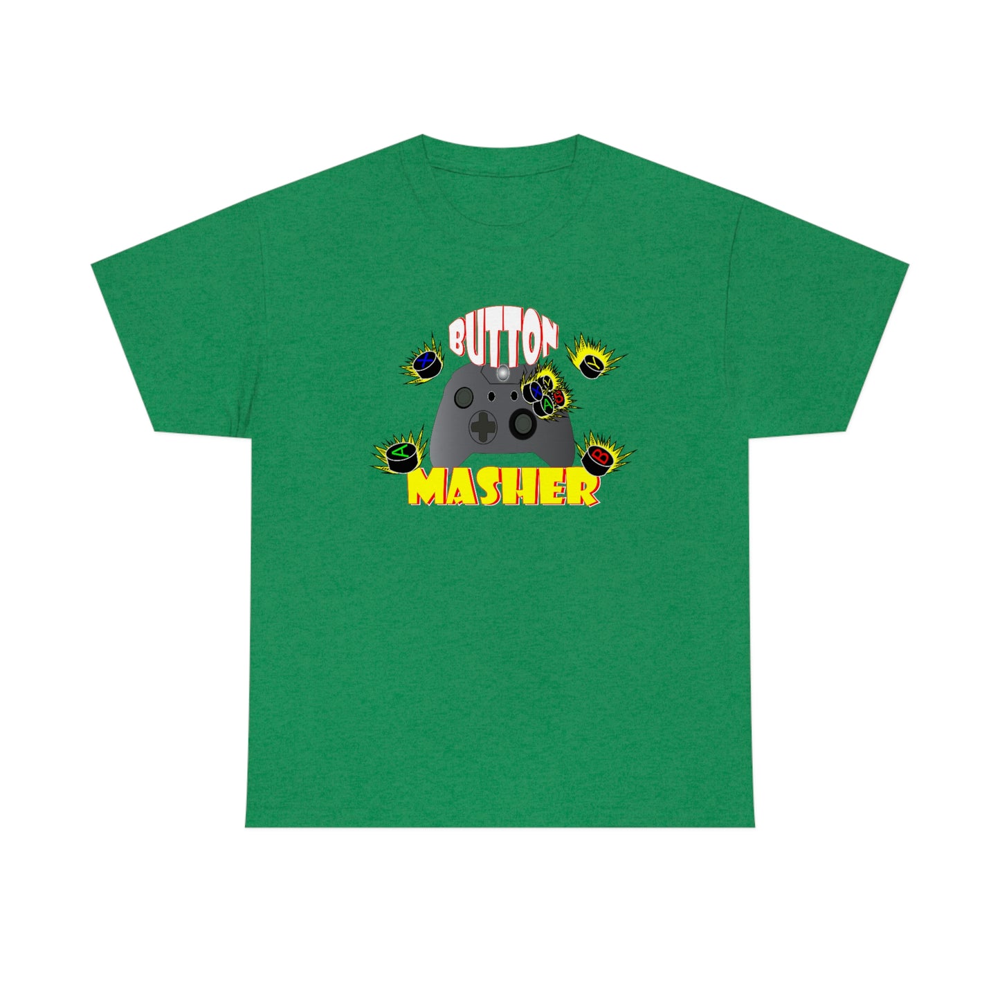 Button Masher [XB}Unisex Heavy Cotton Tee