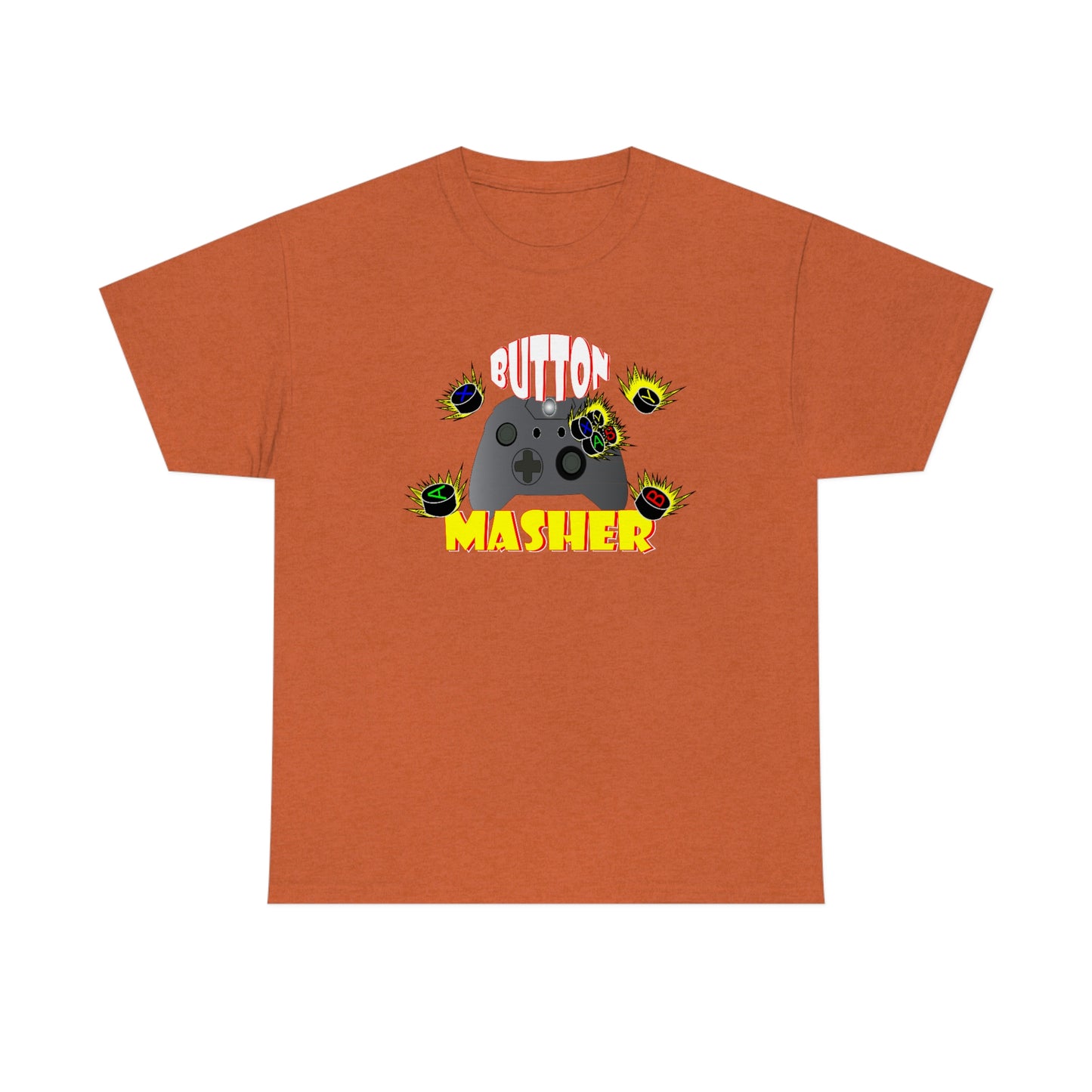 Button Masher [XB}Unisex Heavy Cotton Tee