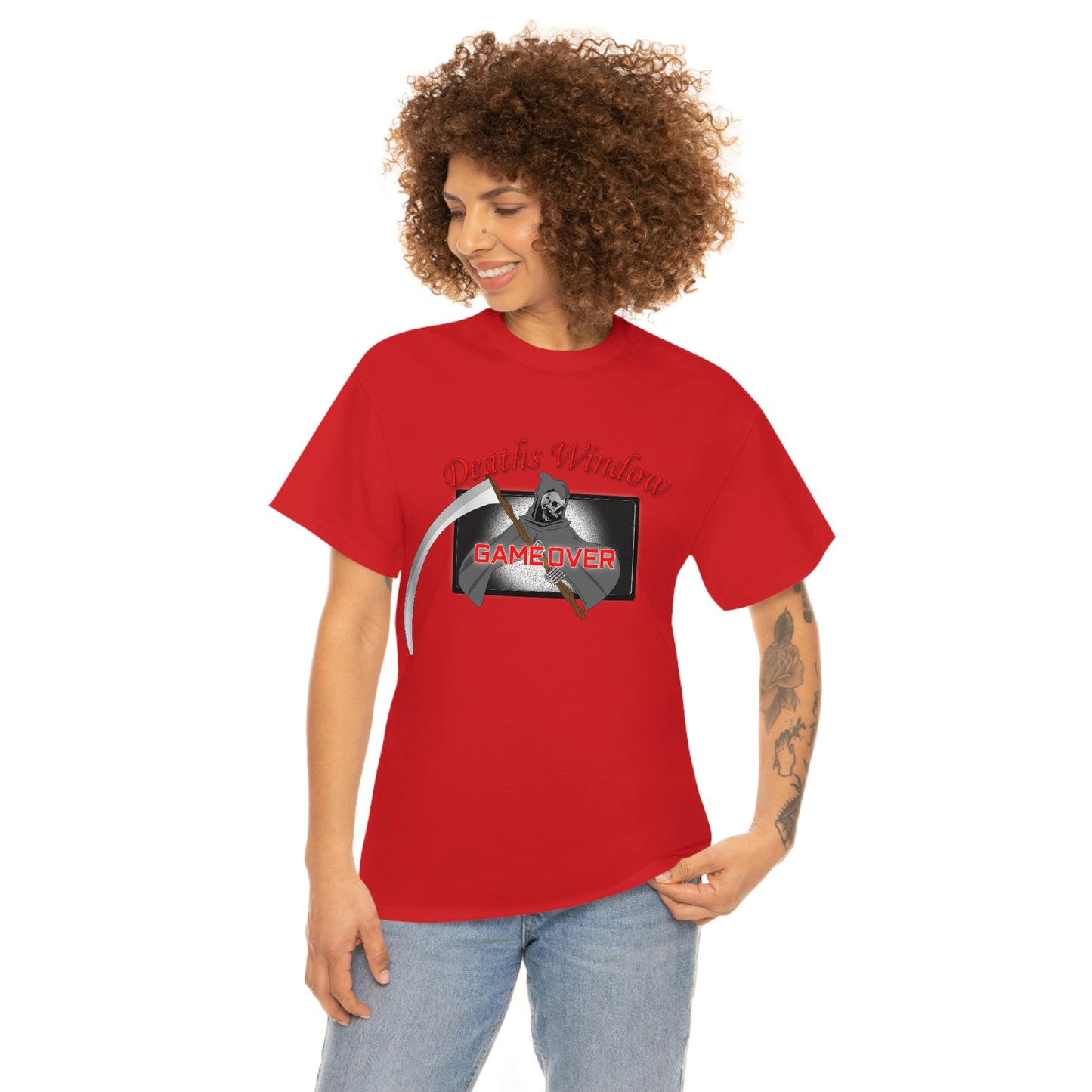 Deaths Window Unisex Heavy Cotton Tee