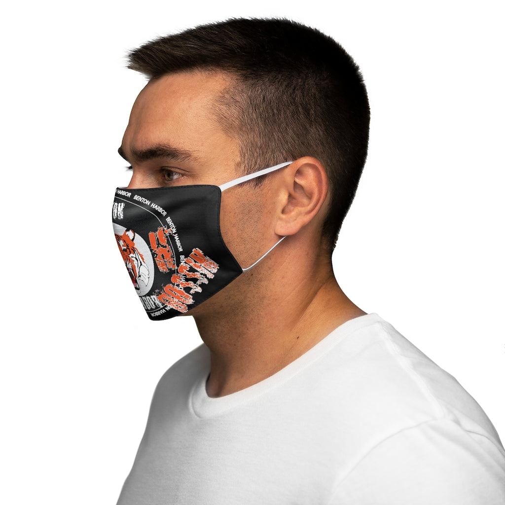 Benton Harbor Bossin[tiger] Snug-Fit Polyester Face Mask