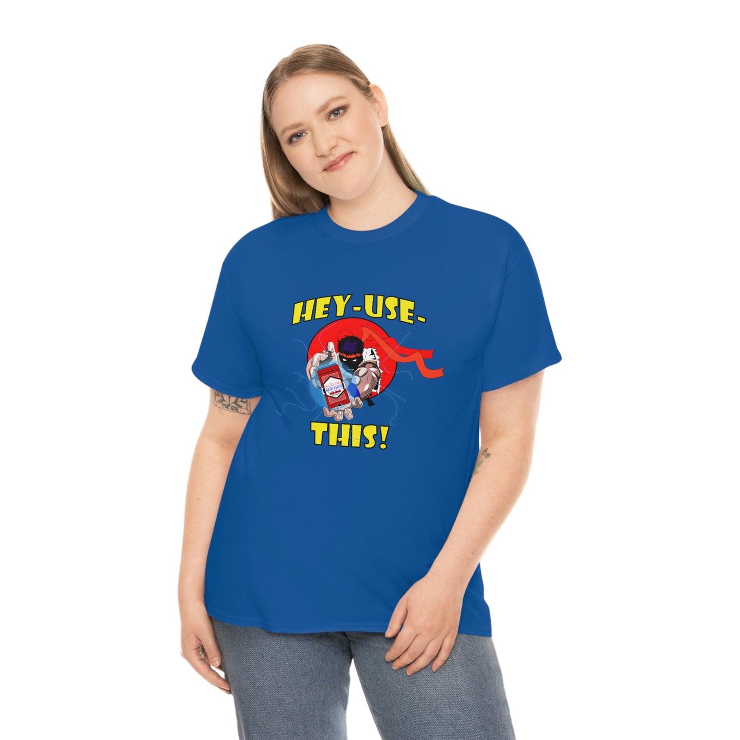 Hey-use-it Unisex Heavy Cotton Tee