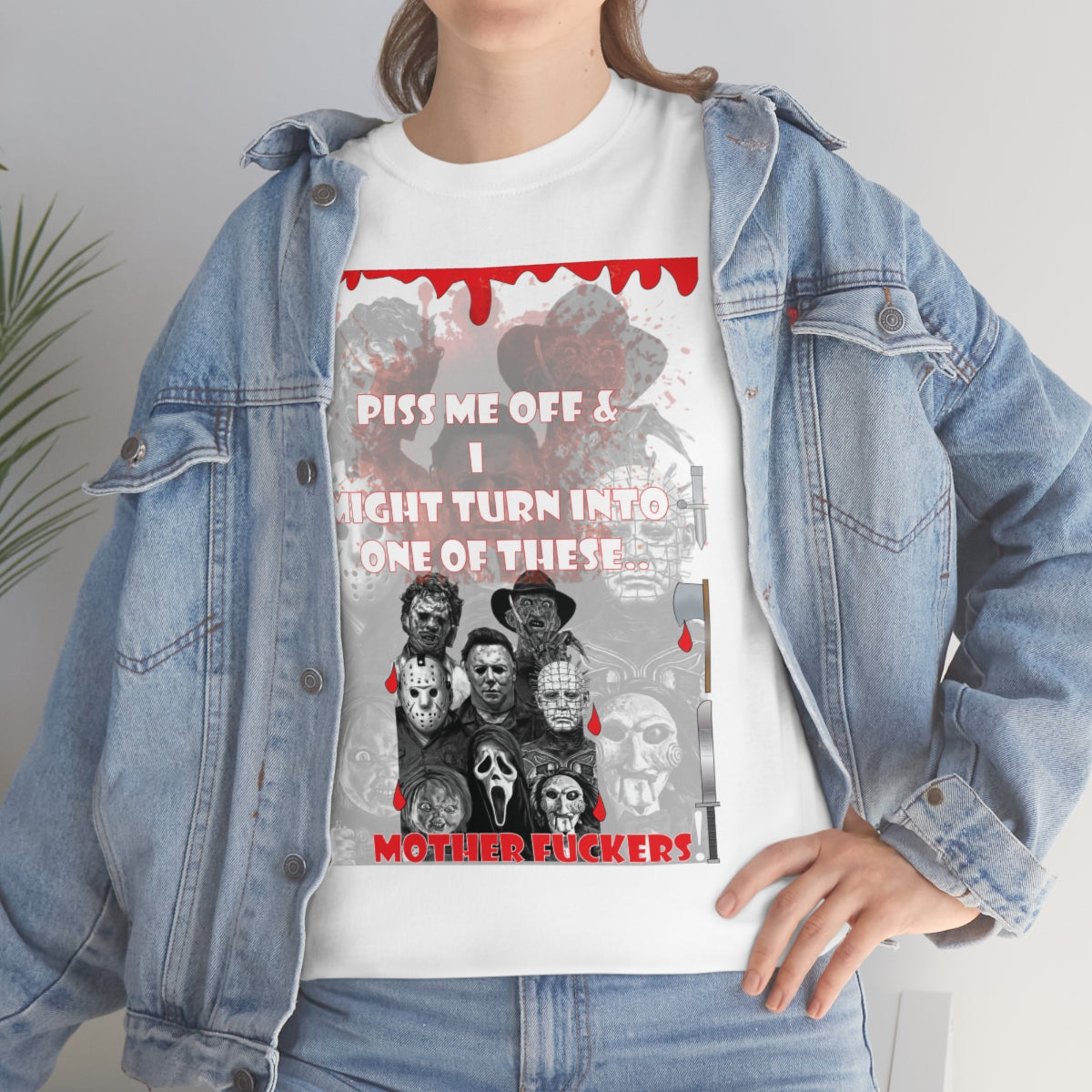 Horror hall of fame Unisex Heavy Cotton Tee
