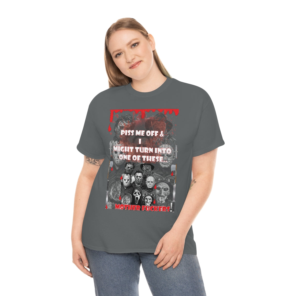 Horror hall of fame Unisex Heavy Cotton Tee
